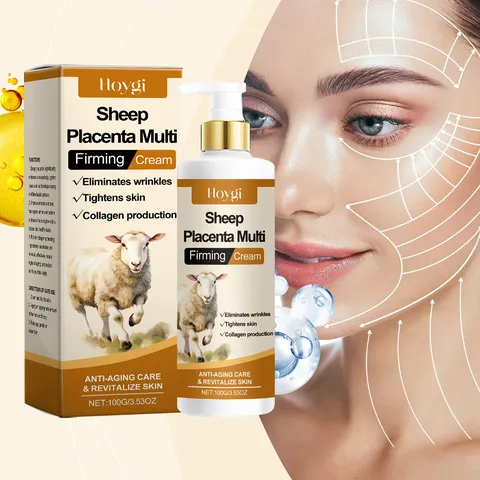 Sheep Placenta Multi Firming Face And Body Moisturizing Cream Anti Aging Hydrating Skincare Lotion