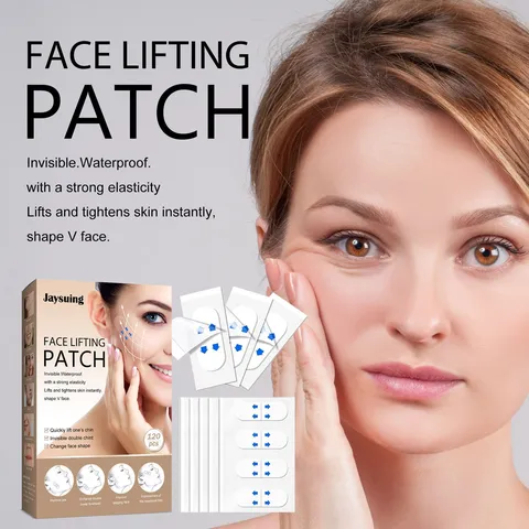 Invisible Waterproof Face Lifting Patch Breathable Polyurethane Silicone V Line Face Lift Tape Daily Skin Care