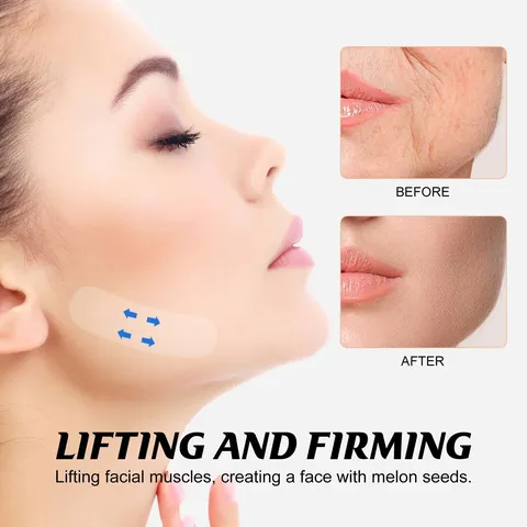 Invisible Waterproof Face Lifting Patch Breathable Polyurethane Silicone V Line Face Lift Tape Daily Skin Care
