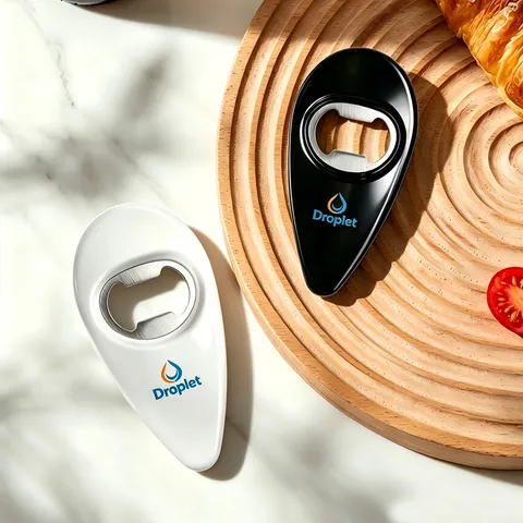 Magnetic Beer Bottle Opener Refrigerator Magnet Droplet Shape Metal Bottle Opener Kitchen Bar Tool