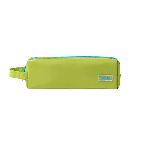 Trousse à Crayons Grande Capacité Trousse à Crayons Bloc de Couleur Dopamine Sac de Papeterie en Toile Portable Pour École Bureau