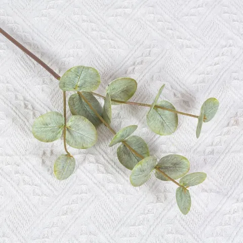 Feuilles D Eucalyptus Artificielles Tige Unique Plantes Vertes Fausses Pour Salon Maison Moderne Decoration Florale Interieure