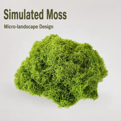 Mousse Artificielle Plantes Vertes Fleur de Soie DIY Micro Paysage Jardin Maison Mur Décor Artisanat Simulation Mousse