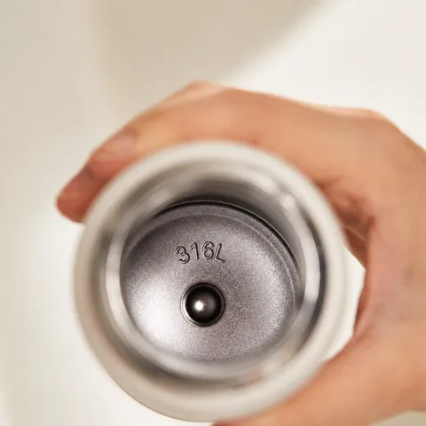 316 Edelstahl Isolierbecher Mit Strohhalm Tragbare Thermosflasche Doppelter Trinkwasserflasche Für Büro Außenbereich