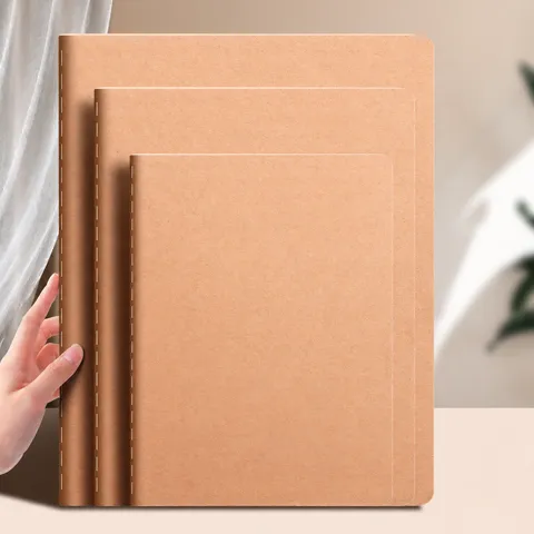 Kraftpapier Notizbuch Liniert Journal Student Studie Notizblock Geschäft Büro Schreibunterlage Tagebuch Buch Schreibwaren