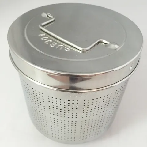 Réservoir de Filtre à Infuseur à Thé en Acier Inoxydable Passoire à Mailles Fines Pour Thé en Vrac Soupe de Médecine à Base de Plantes Outil de Cuisine