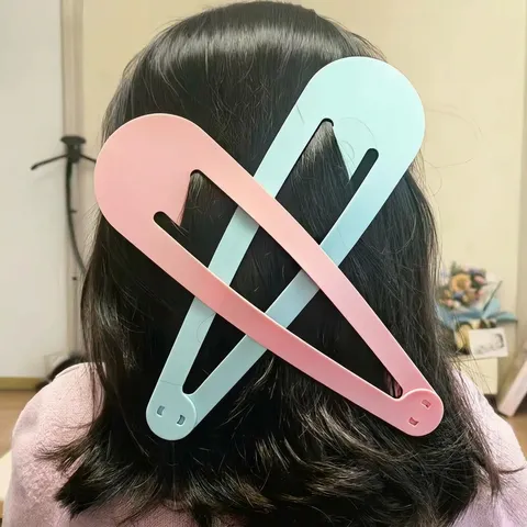 Giant Creative Hair Clip Funny Prank Photography Props Huge Water Drop Snap Clip Oversized Comb For Birthday Party Gatherings Prank Toy