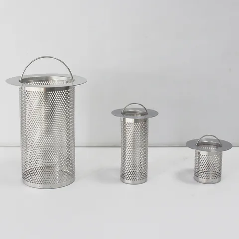 Passoire d'Évier de Cuisine en Acier Inoxydable Filtre de Drainage à Maille Fine avec Poignée Accessoires de Purificateur d'Eau