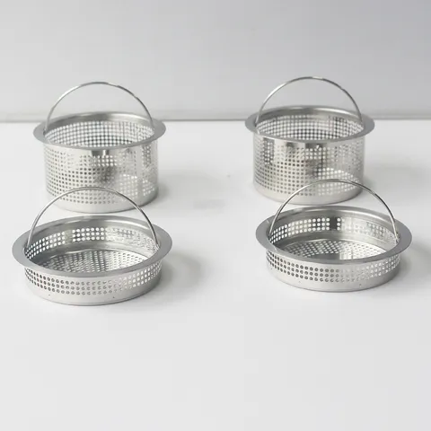 Panier Filtre De Maille De Drainage De Crépine D'Évier De Cuisine En Acier Inoxydable