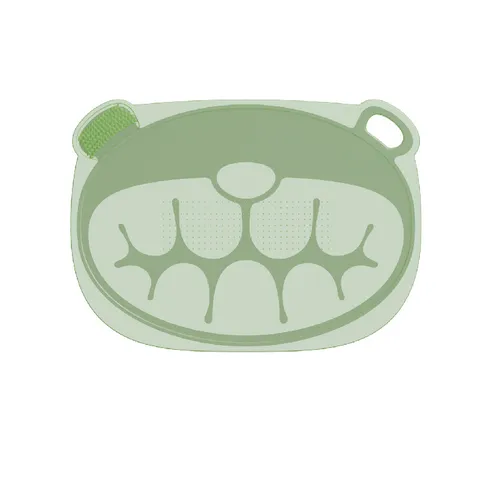 Planche à Découper Double Face en TPU pour Ménage Forme d'Ours Mignonne Anti-moisissure Antibactérienne pour Cuisine