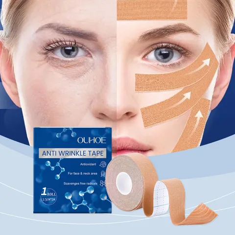 Face Lifting Bandage Anti Wrinkle Tape Breathable Elastic Skin Tightening Facial Lifting Tool Daily Care