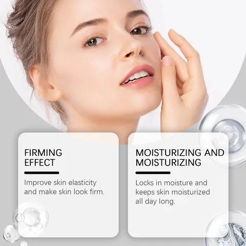 HOYGI Siero Viso Rassodante Anti-Età Idratante Soluzione Liquida con Contagocce per Skincare Viso