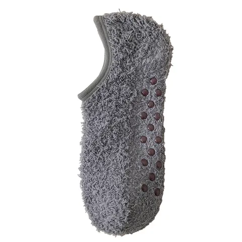 Heren Coral Fleece Verdikte Warme Vloersokken Antislip Siliconen Bodem Thuis Slapen Bed Sokken Binnen Wintersokken