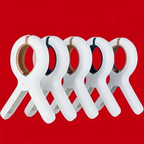 Windproof Large Plastic Quilt Clips Trace-free Clothespins For Blankets Bed Sheets Clothes Heavy Duty Drying Pegs Home Storage Clips