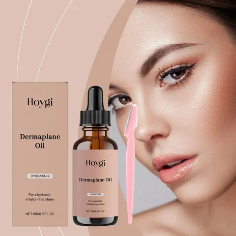 Women Facial Moisturizing Hair Removal Oil With Eyebrow Razor Hydrating Facial Care Oil For Smooth Skin