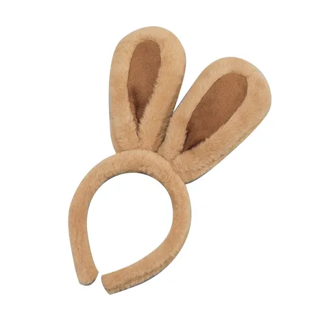 Cerchietto con Orecchie da Coniglio Lolita Fatto a Mano JK Carine Orecchie di Animale in Peluche Anello per Capelli Dolce Anime Cosplay Accessori per Capelli
