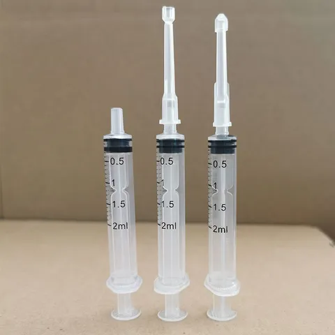Plastic Travel Perfume Liquid Dispenser Graduated Syringe Tool With Extension Tip Portable Cosmetic Refillable Tool