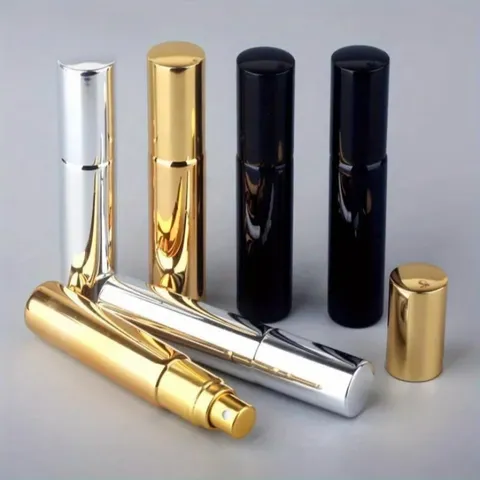 Flacone di Profumo in Vetro Galvanizzato Portatile Atomizzatore Spray Vuoto Contenitore Cosmetico Ricaricabile