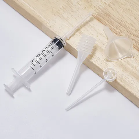Transparent Plastic Perfume Dispenser Tool Syringe Dropper Funnel For Essential Oil Liquid Refill Portable Cosmetic