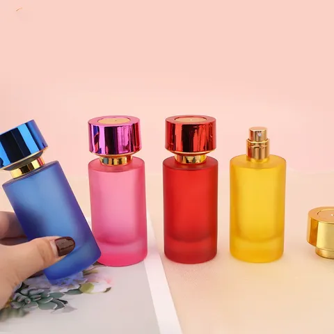 Portable Refillable Glass Perfume Bottle Fine Mist Spray Empty Cosmetic Container For Travel Daily Use