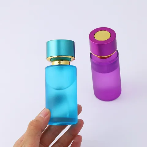 Portable Refillable Glass Perfume Bottle Fine Mist Spray Empty Cosmetic Container For Travel Daily Use