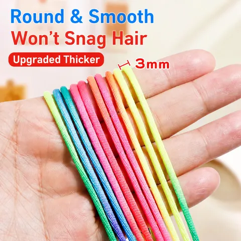 Colorful Rainbow Cats Cradle String Toy Interactive Finger Game Hand Woven Educational Toy For Kids