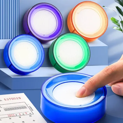 Plastik Fingerbefeuchter Schwammbox Nasse Hand Schwamm Behälter Für Bank Buchhaltung Bargeldzählung Büro Schreibtisch Zubehör