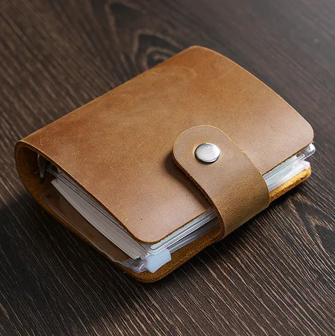 Carnet Mini À Feuilles Mobiles En Véritable Cuir Vintage Journal De Poche Portable Planer Personnel Journal D'Écriture