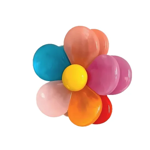 Creative Flower Rotating Magnetic Sealing Clip Food Bag Moisture Proof Seal Clip Cute Refrigerator Magnet Kitchen Gadget