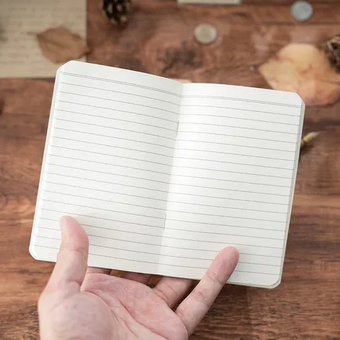 Recharge de Carnet en Papier Kraft Ligné Insérer Journal Voyage