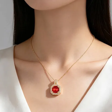Champagne Gold Plated Copper Zirconia Perfume Bottle Pendant Inlaid Jewelry Charm For DIY Necklace Making Women