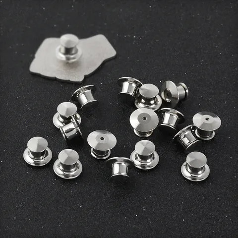Zinc Alloy Butterfly Pin Backs Metal Clutch Pin Backs For Brooch Pins Badges DIY Jewelry Replacement Jewelry Findings Findings