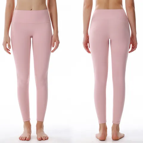 Pantalon de Yoga Sans Coutures à Taille Haute pour Femmes Leggings de Fitness Push-Up Pantalon de Sport de Gym Sportswear Élastique