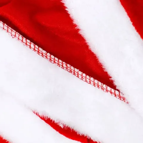 Weihnachten Roter Goldener Samt Kapuzenumhang Mit Weißem Kunstpelzbesatz Nikolaus Cape Für Party Bühnenshow Kostüm Universal