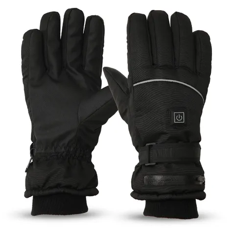 Winter Heated Gloves USB Rechargeable Thermal Waterproof Touch Screen Warm Gloves For Outdoor Sports Skiing Cycling