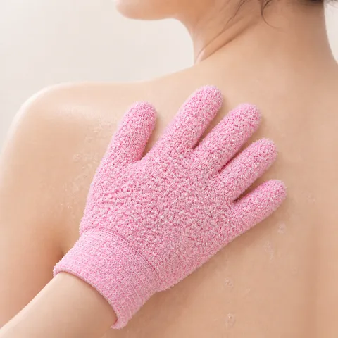 Peeling Badehandschuhe Nylon Mesh Körperpeeling Duschhandschuhe Sanfte Schrubben Schrubber Für Tägliche Dusche Spa Reinigung