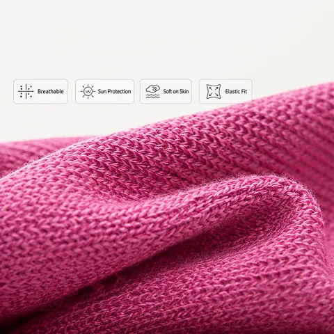 Women Ice Silk Sun Protection Gloves Extended UV Protection Touch Screen Outdoor Cycling Summer Sunshade Gloves