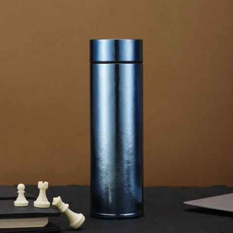Moderner Minimalistischer Reinem Titan Vakuumkolben Business Isolierte Wasserflasche Tragbarer Thermobecher Mit Infuser Und Geschenkbox