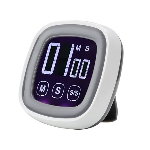 Minuteur de Cuisine Électronique Écran Tactile Minuteur de Compte à Rebours Magnétique