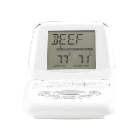 Thermomètre Alimentaire Numérique Thermomètre à Viande de Cuisine Avec Sonde Pliante Affichage LCD Pour Cuisson BBQ