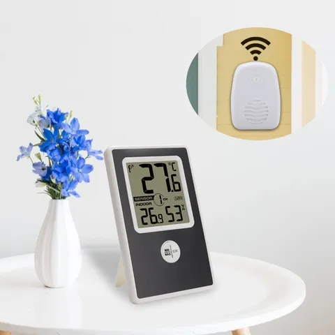 Thermomètre Hygromètre Numérique Sans Fil Intérieur Extérieur Avec Capteur À Distance Moniteur Électronique De Température Et D'Humidité