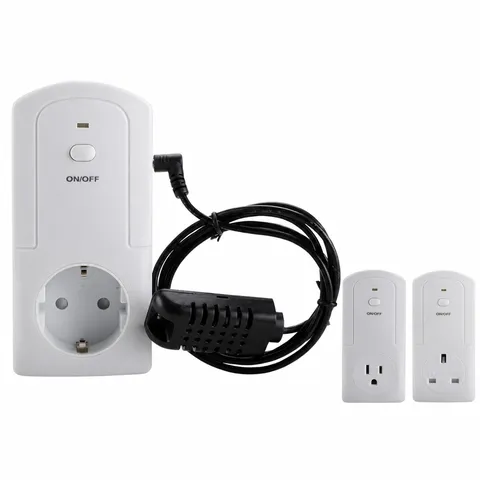 Prise Intelligente WiFi de Contrôle de Température et d'Humidité Thermostat Numérique avec Capteur Prise EU US UK Appareil Ménager