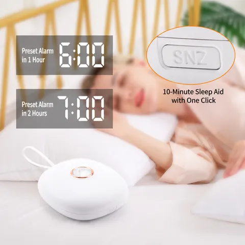 Réveil Numérique Mignon Animal Rechargeable LED Réveil Silencieux de Chevet Avec Vibration Et Veilleuse Pour Dortoir Étudiant