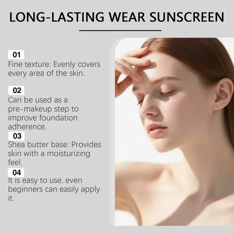 Crème Solaire Visage et Corps au Suif de Bœuf SPF Cinquante Plus Hydratante Imperméable Protection Quotidienne