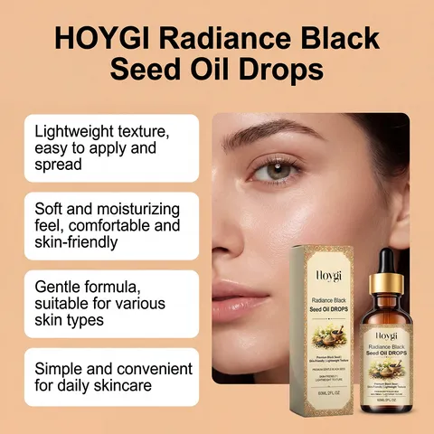 Radiance Zwarte Komijnolie Gezichtsserum Hydraterende En Verhelderende Vloeibare Huidverzorging Gezichtsbehandeling