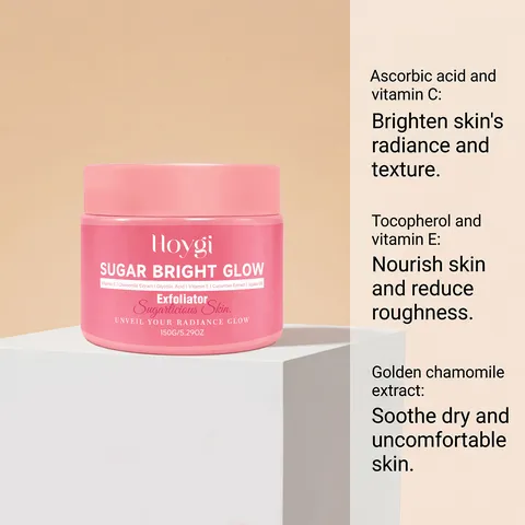 HOYGI Gentle Exfoliating Scrub Deep Cleansing Moisturizing Face And Body Exfoliator Smooth Soft Skin Care