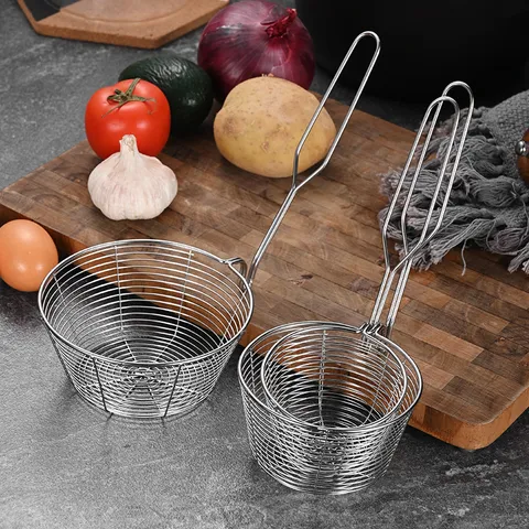 304 Edelstahl Hot Pot Schaumlöffel Maschensieb Mit Haken Küche Griff Filter Schöpfkelle Für Ramen Nudeln Frittierte Speisen