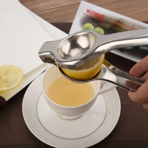 Manual Stainless Steel Lemon Squeezer Heavy Duty Lime Juicer Hand Press Fruit Juicer Rustproof Kitchen Gadget For Citrus Orange