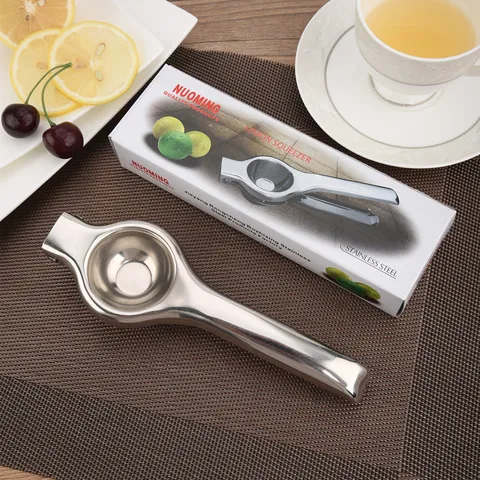 Manual Stainless Steel Lemon Squeezer Heavy Duty Lime Juicer Hand Press Fruit Juicer Rustproof Kitchen Gadget For Citrus Orange