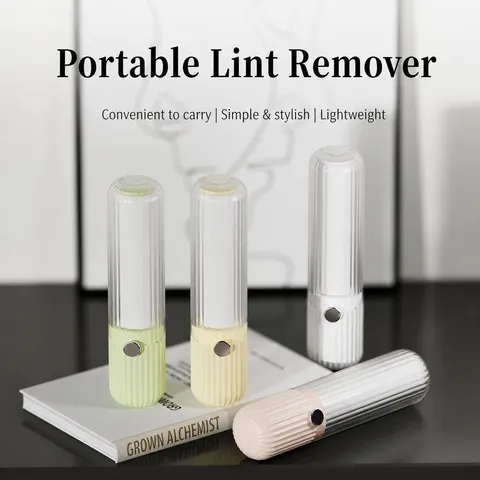 Portable Lint Roller Tearable Household Clothes Hair Remover Roller Dust Brush With Dust Cover Compact Design Storage Tool